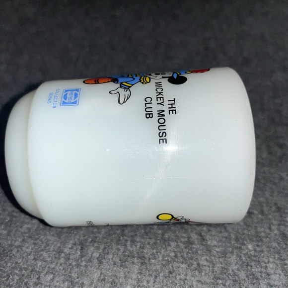 Vintage The Mickey Mouse Club 1955 Milk Glass Disney Mug Pepsi Collector Series - Picture 3 of 5